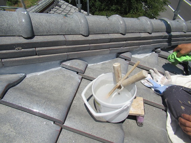 昭和町　漆喰工事